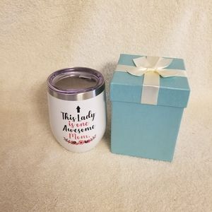 Stainless steel wine tumbler